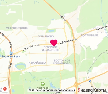 На карте