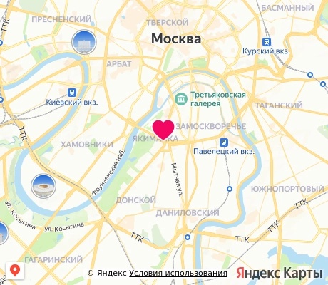 На карте