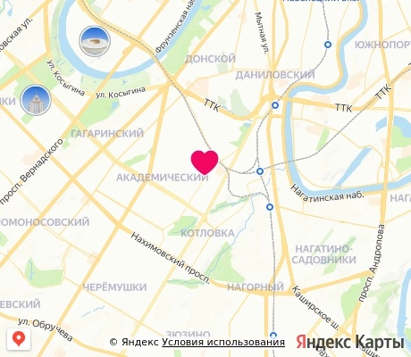 На карте