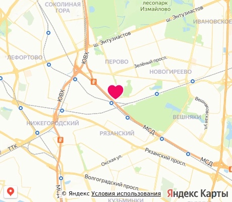 На карте