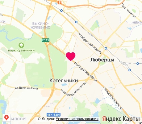 На карте