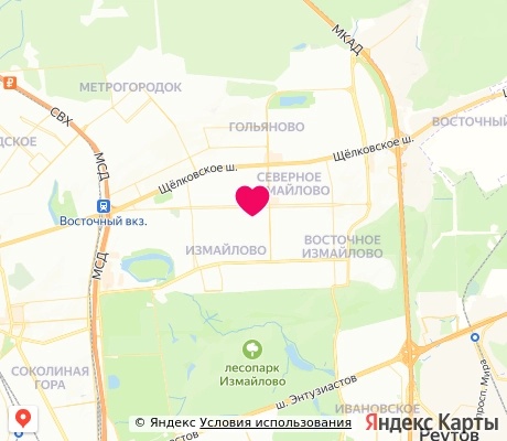 На карте