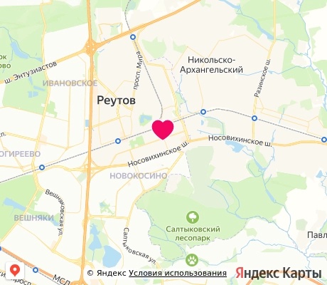 На карте