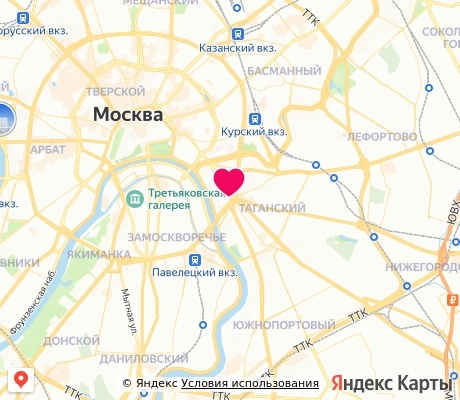 На карте