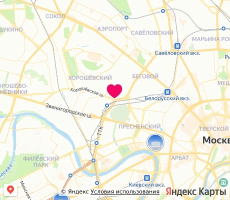 На карте