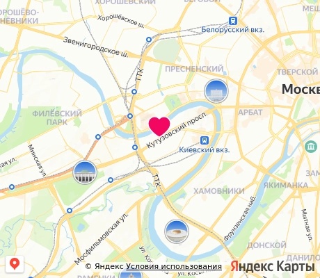 На карте