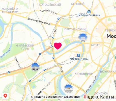 На карте