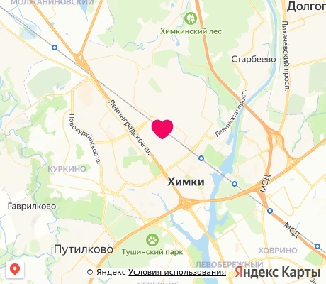 На карте