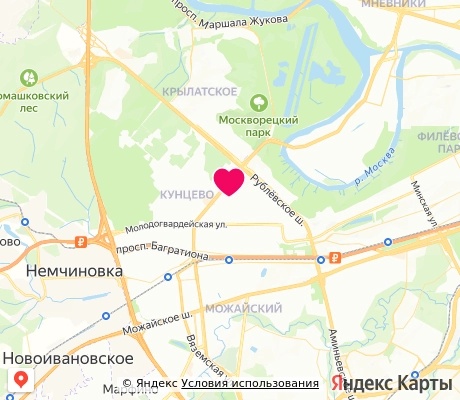 На карте