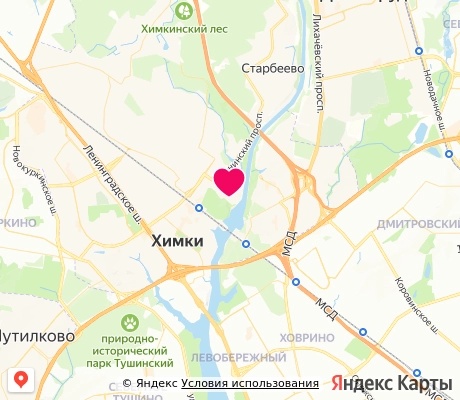 На карте