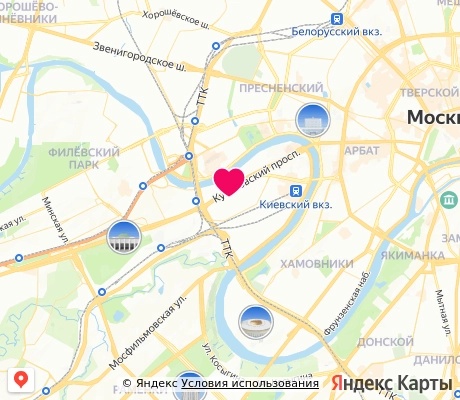 На карте