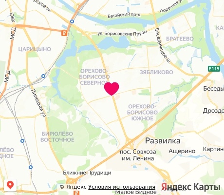 На карте