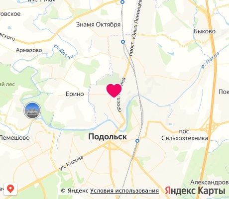 На карте