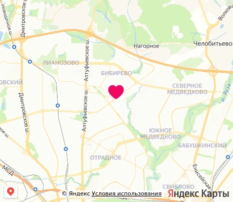 На карте