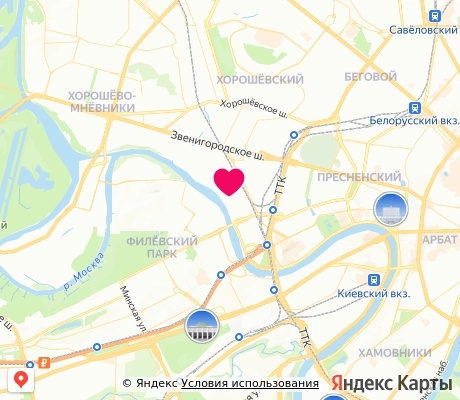 На карте
