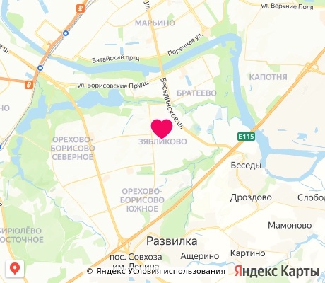 На карте
