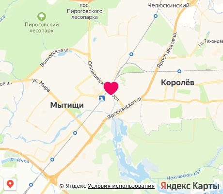 На карте
