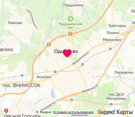 На карте