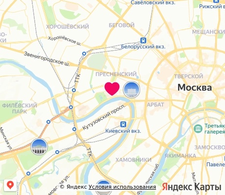 На карте
