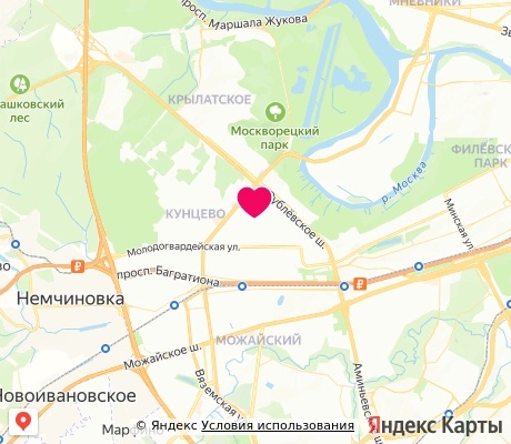 На карте