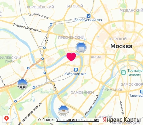 На карте