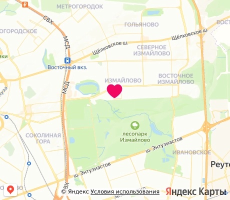 На карте