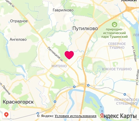 На карте