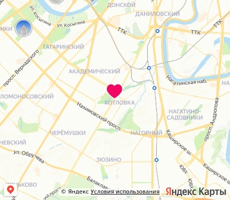 На карте