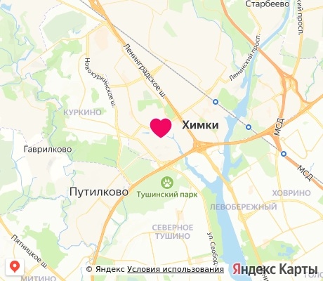 На карте