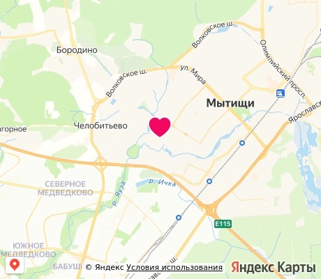 На карте