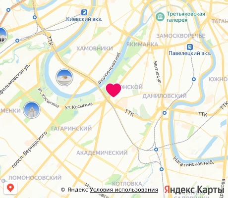 На карте
