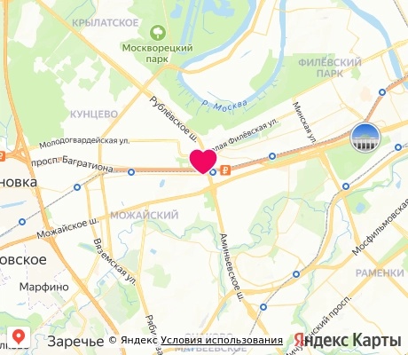 На карте