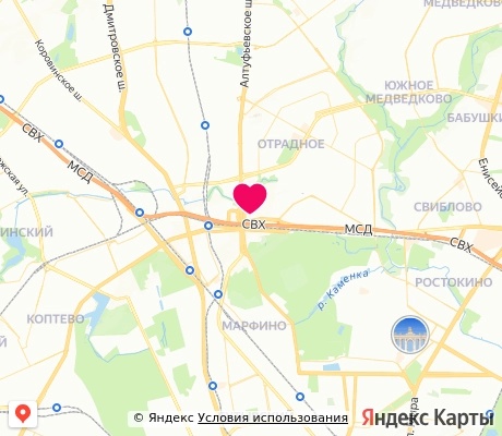 На карте