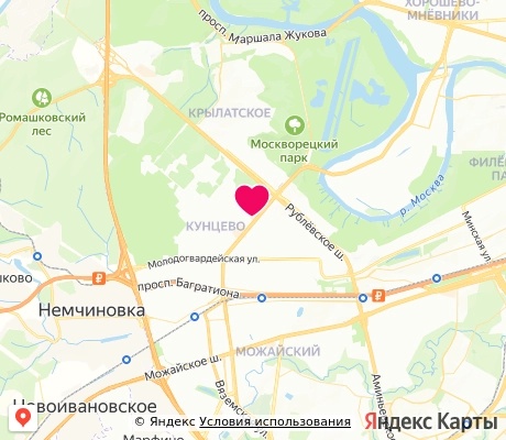 На карте