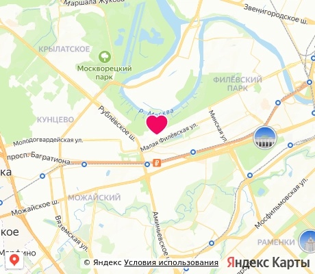 На карте