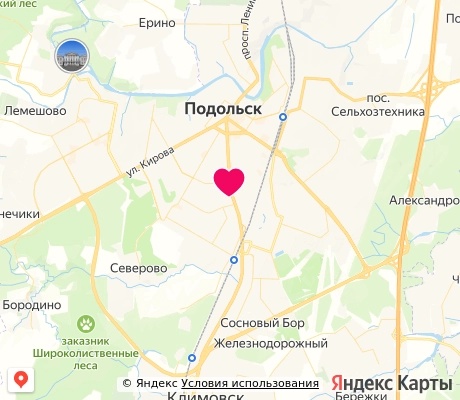 На карте