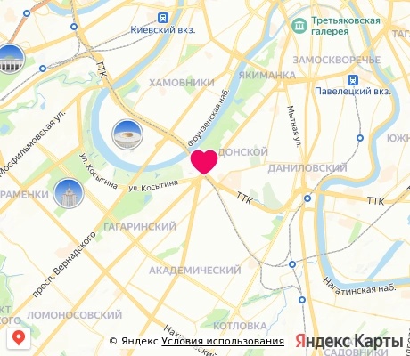 На карте