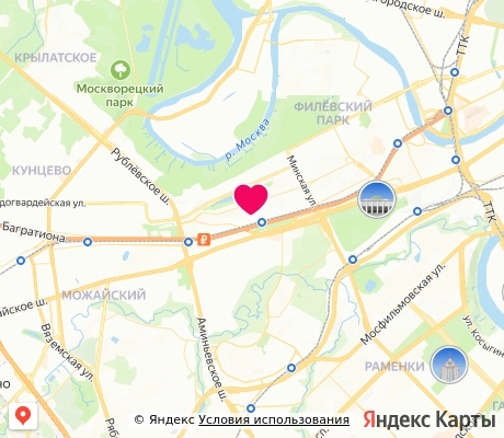 На карте
