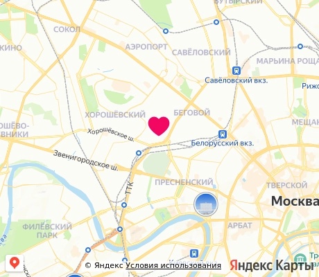 На карте