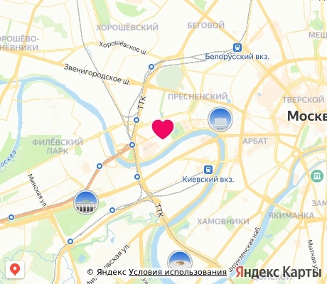 На карте