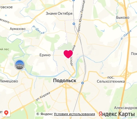 На карте