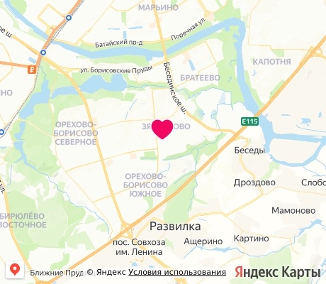 На карте