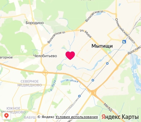 На карте