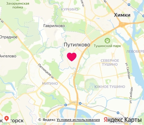 На карте