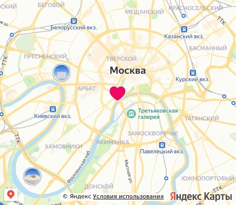 На карте