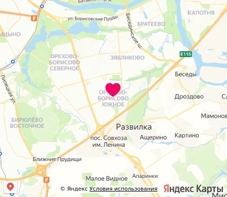 На карте