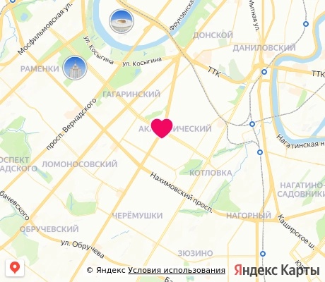 На карте