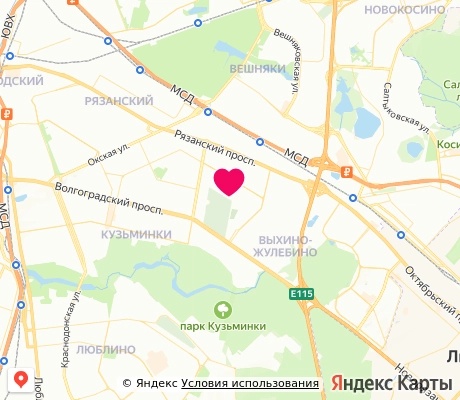 На карте