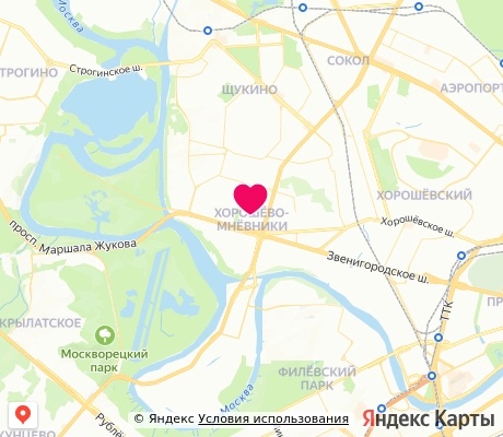 На карте