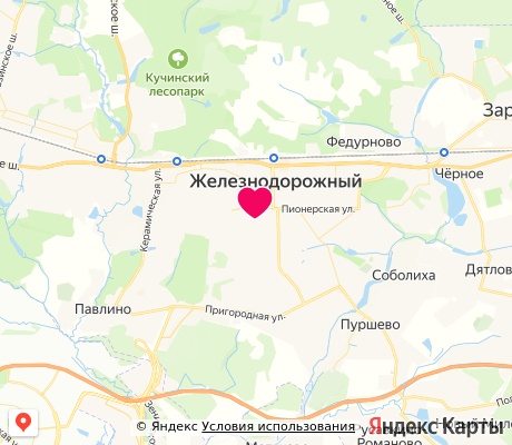 На карте